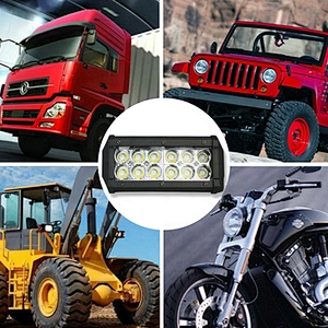 Alta Potencia Auto Moto Camion 36W Barra Led Doble Fila bar lights