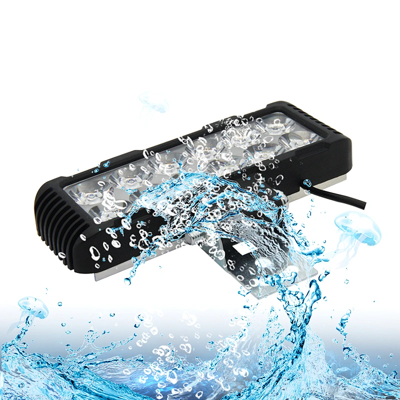 Factory Outlet 1400m Super Bright Square Led Driving Light Marine Bumper Truck Offroad Spotlight  7