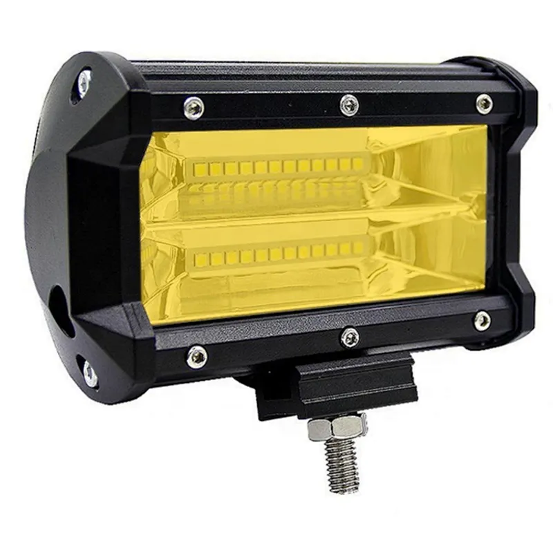 2021 new 72w 6000k accesorios led para autos barras led neblineros ambar