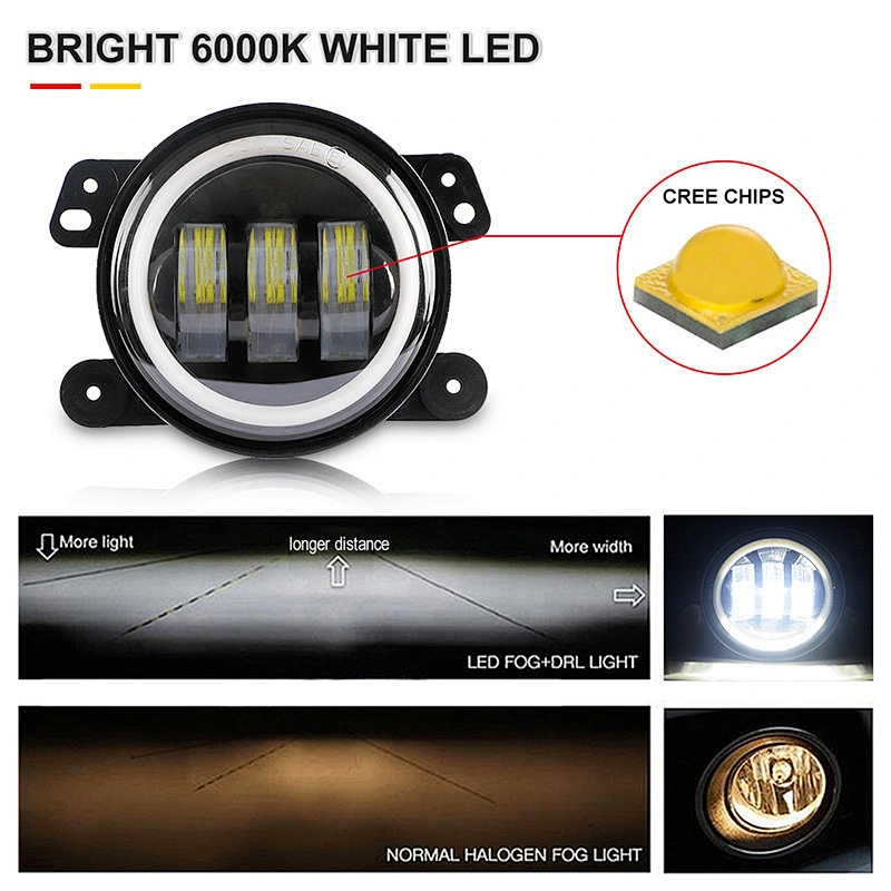 30W Factory outlet Wrangler JL JLU Rubicon Sahara Replacement Lamp led fog light