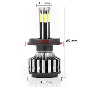 High Low Beam H4 Focos Luces Led para Carros H7 H4 H11 Auto Lighting  System 45W  Foco Led Faros  Motor Auto Headlight Bulbe