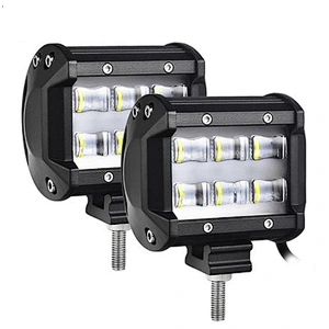 18w Led Light bar 12v 24v 4d high quality car Led  IP68 4x4 offroad driving led work light for all cars