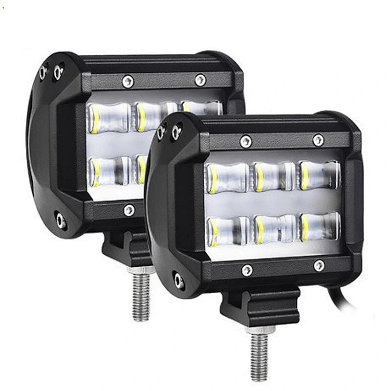 18w Led Light bar 12v 24v 4d high quality car Led  IP68 4x4 offroad driving led work light for all cars