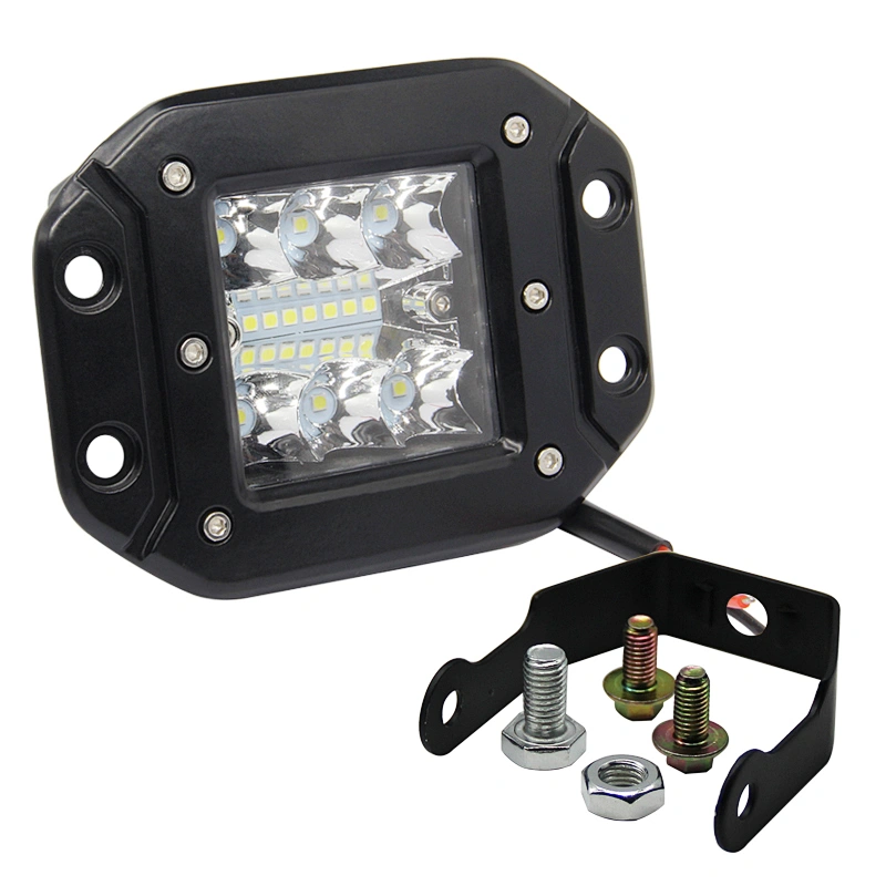 Car Lights Led Bar  39w Flush Mount Pods Driving Fog Off Road Led Work Flood Offroad Light Lamp For Atv Trailer Suv