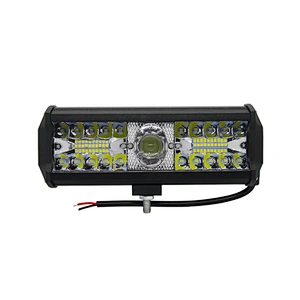 Led Work Light Bar 6000k Spot Flood 7inch 120w Led Spotlights Headlight Kits Beam Suv Trailer Truck Offroad Vehicle Accessoires