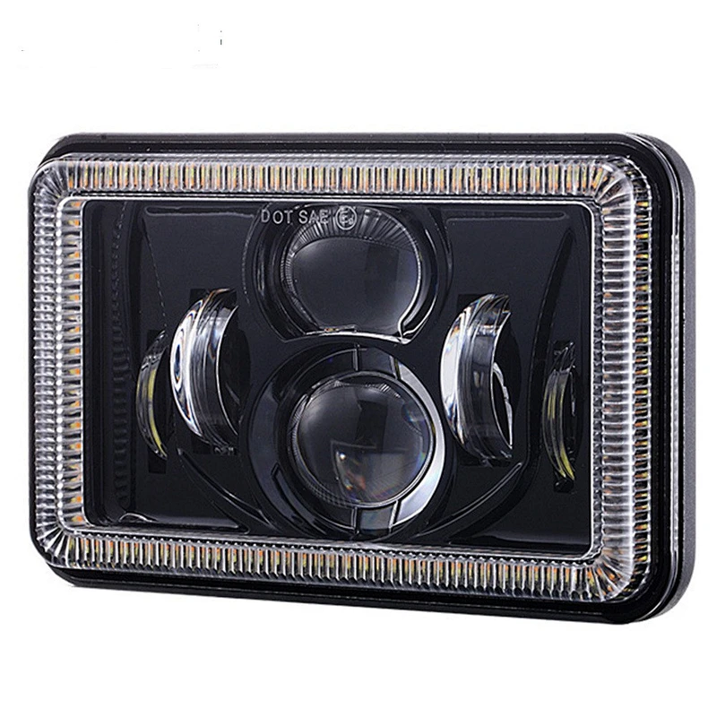 50W 5 inch Headlamp Hi/lo Beam Offroad Auto Led Headlight Work Light Bar