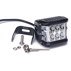 Neblinero LED lamp truck led light work 4x4 led bar light 36w spot light two yellow white colorful led