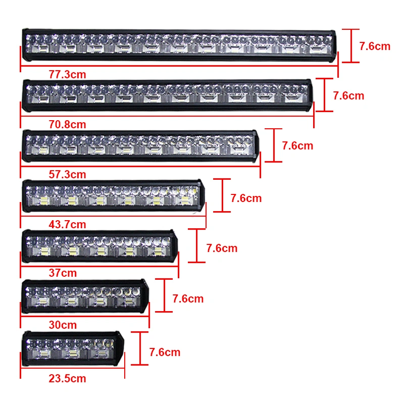 neblineros-led-para-4x4 waterproof 72W 6000LM car accessories lights motorcycle tails lamp fog lamp