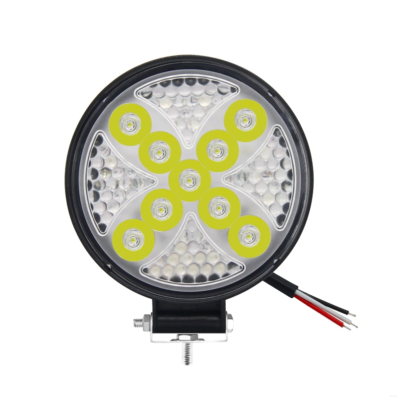 Accesorios Para Auto Neblinero  De Motocross De Camin Redondo Yellow Blue Red White 20w  Accesorio Para Motos 12v 24v
