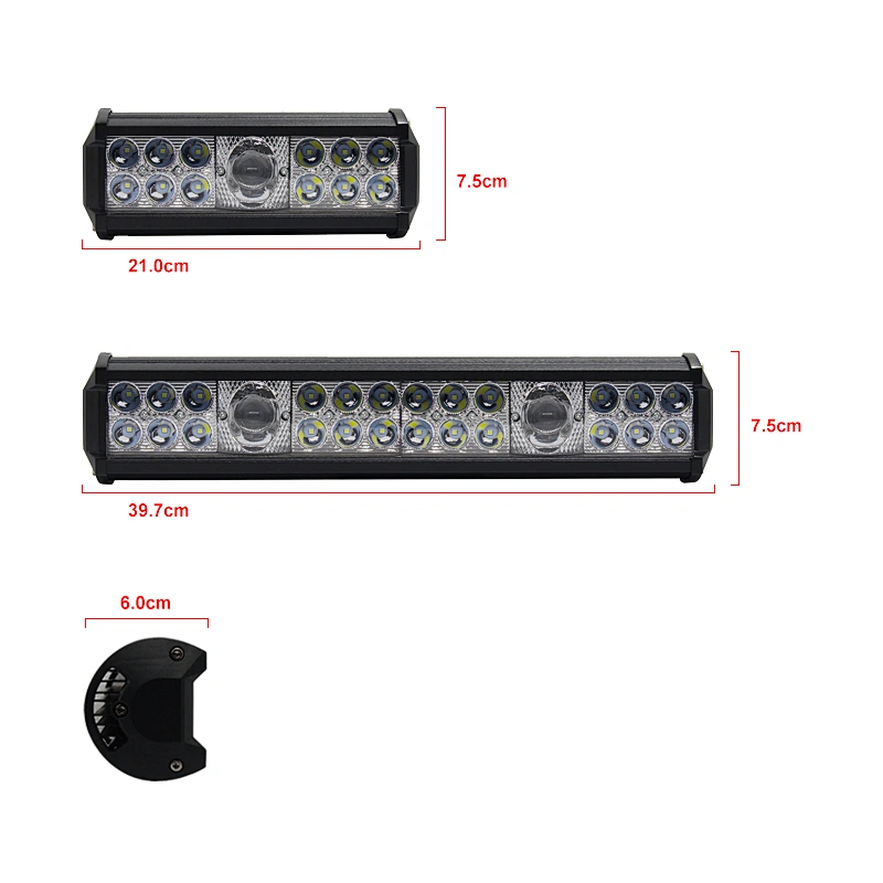 12v 24V  Offroad Wholesale Led 2 Rows Big Eyes  Light Bar  Led Offroad Straight Light Bar For Truck