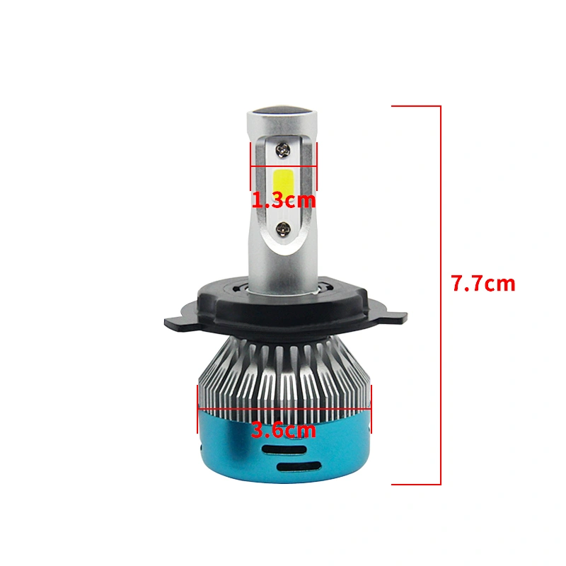 2021 Pair M9 DC/AC 10-80V 9003 H4 Motorcycle LED Headlight Bulb Kit 6000K White for Motorcycle Headlamp