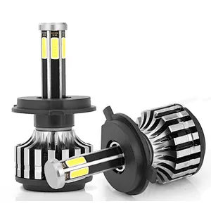 fabrica auto super bright 6caras 360 6000k 8000k led headlight h4