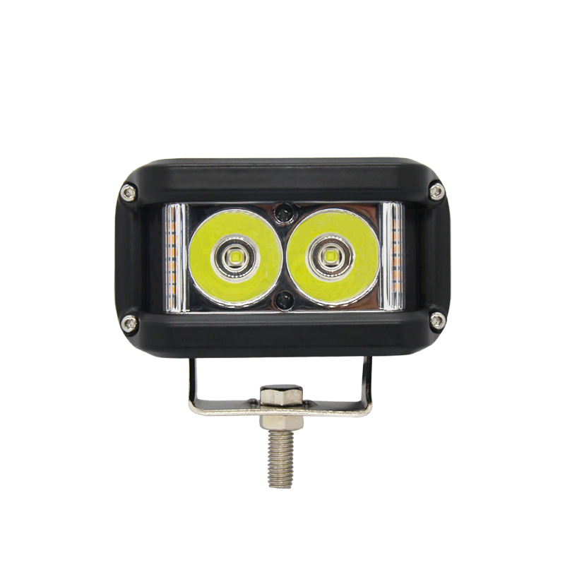 Factory Supply working light 4 inch 18W 6-Lamp double row high brightness LED automobile working light overhaul light motorcycle