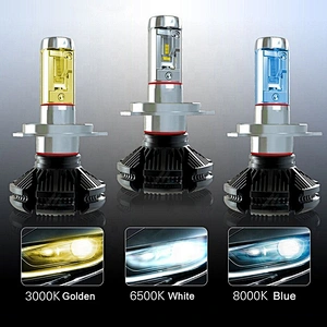 100000LM 65OOK h1 h3 h11 9005 9006 Waterproof   45W X3 headlight automatic