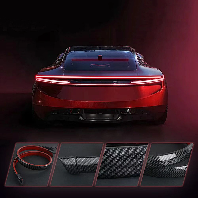 Universal Rear Trunk Spoiler Tail Light Car Led Strip Brake Light Drl Led Light Bars