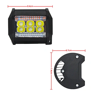 Hote Sale New Product Led Para Auto Yellow And White Led Auto Lighting System  Led Work Light Bar