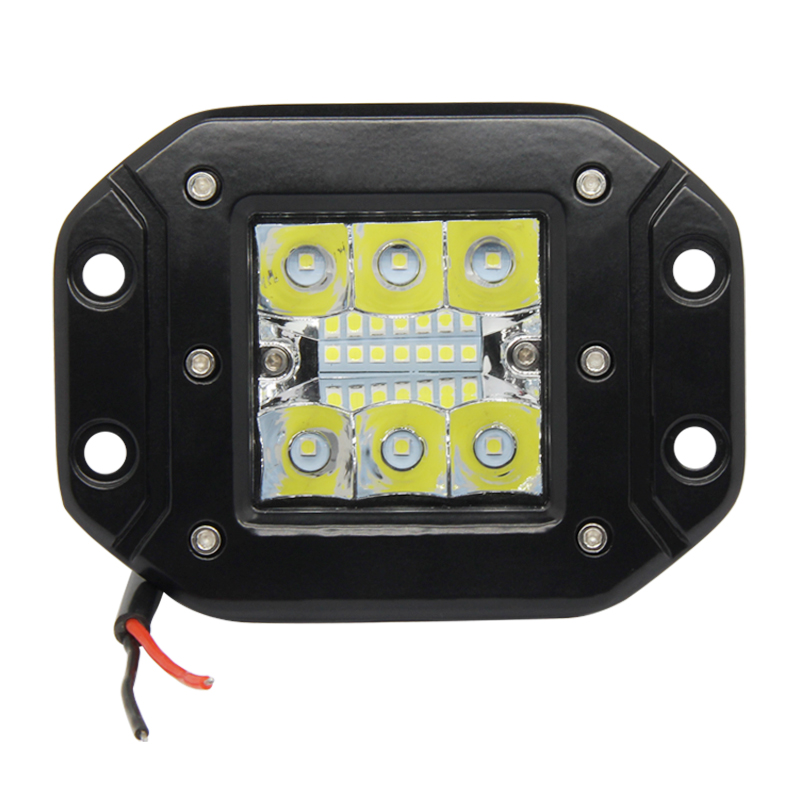 Car Lights Led Bar  39w Flush Mount Pods Driving Fog Off Road Led Work Flood Offroad Light Lamp For Atv Trailer Suv