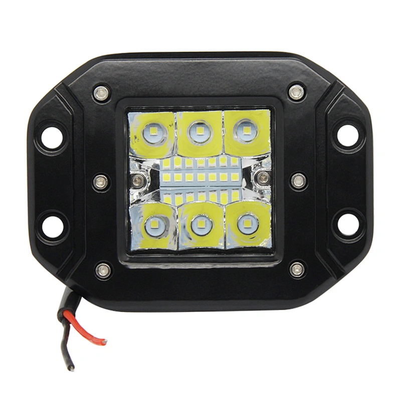 Car Lights Led Bar  39w Flush Mount Pods Driving Fog Off Road Led Work Flood Offroad Light Lamp For Atv Trailer Suv