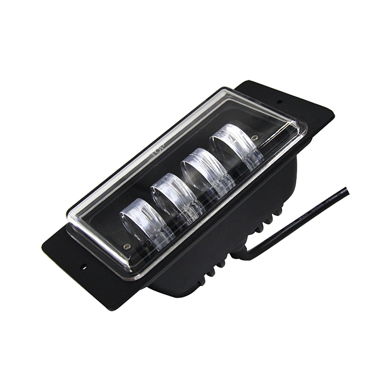 High quality 6500k-7000k white led fog light 4 inch 40w rectangle car fog light waterproof