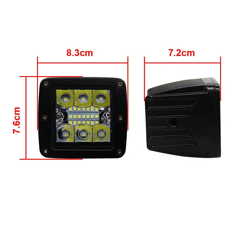 China factory 39w led car accessories barra led off road led work light auto headlight para camionesta