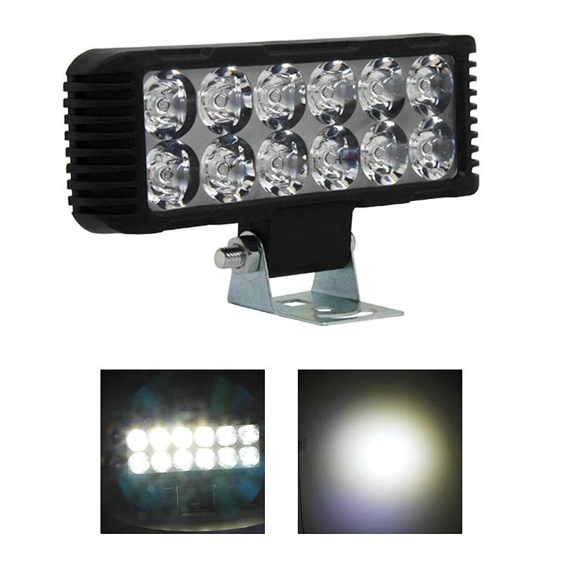 Factory Outlet 1400m Super Bright Square Led Driving Light Marine Bumper Truck Offroad Spotlight  7