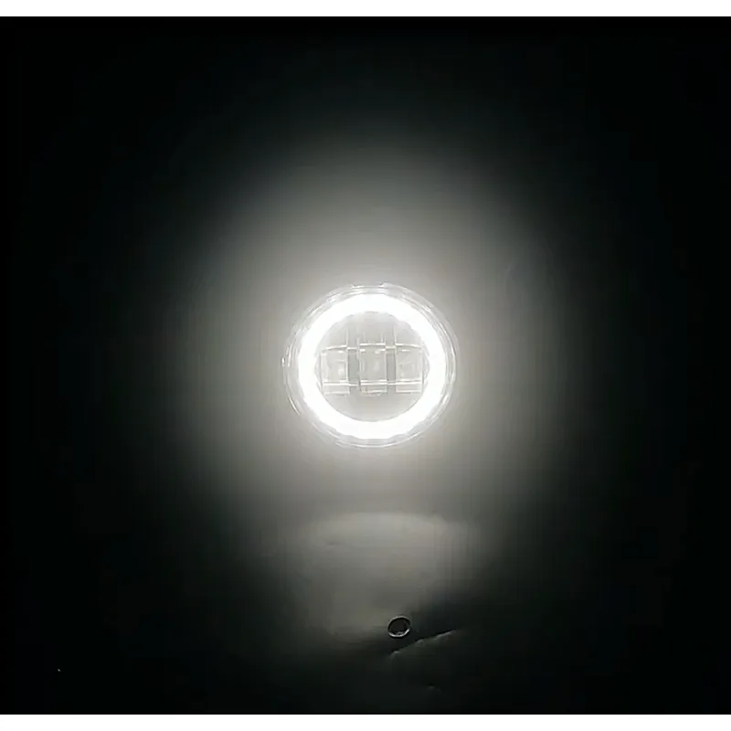 30W 3.5 Inch  Angel Eye Led fog lights for Jeep Wrangler JK with white DRL App control foglamp RGB color change headlight