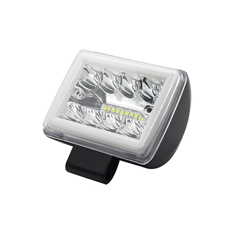 Factory 36W Square LED Spotlight with Angel Eye for Car 4X4 SUV Tractor Off Road Light Bar Combo Flood Lamp Driving Headlight