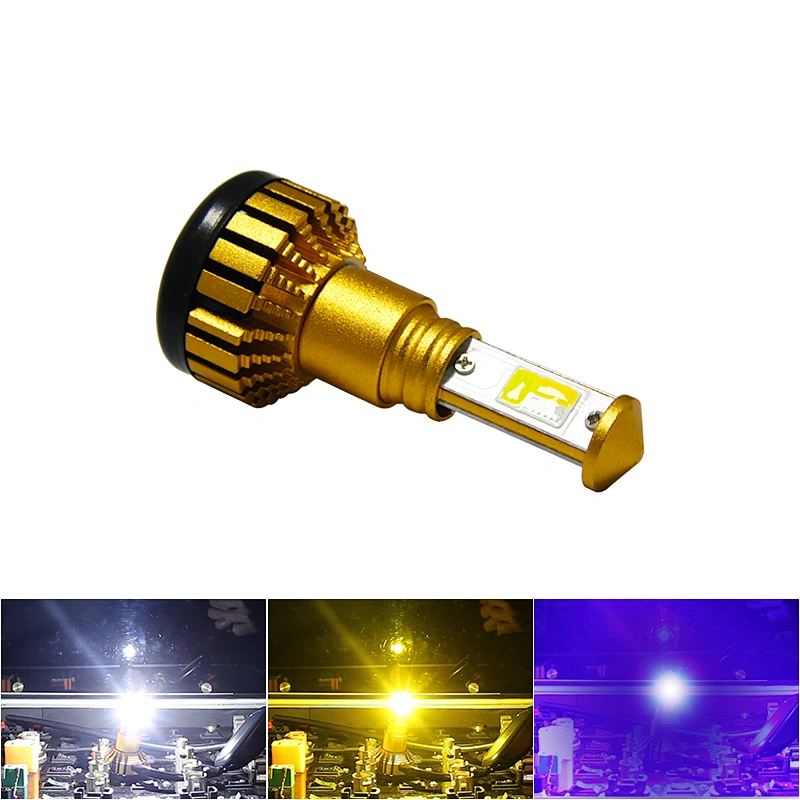 Hot Sale LED Motorcycle Headlight H4 H7 LED Headlight White Yellow Blue Spotlight