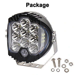 Combo Be Round 4x4 Car Led Driving Light for 4WD High Power Super Bright 90W 150w 5'' inch 7'' inch 9'' inch Led Work Light