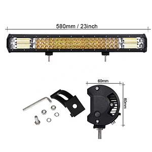 Off road LED Bar Light  Fog Work Light Bar Flood Beam dual flash