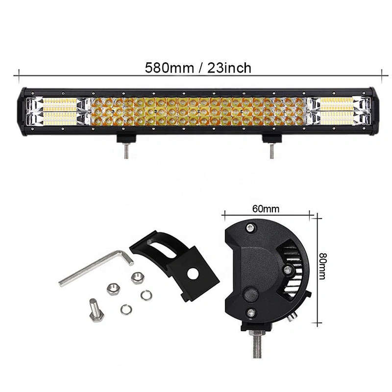 Off road LED Bar Light  Fog Work Light Bar Flood Beam dual flash