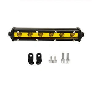 Hot selling single row led light bar 4x4 3d spot led 18w yellow straight slim led light bars off road lights