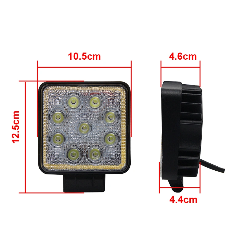 Fabrica ford barra led work light tricolar led automotriz faro led moto exploradoras para moto 27w