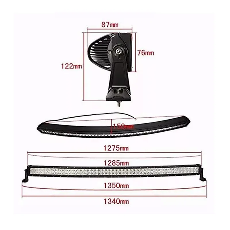 LED light strip Hot Sell 120w 240w 300w 360w   accesorios para auto led light strip
