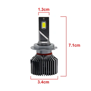 Pair Hot sale Auto LED headlight High Quality Waterproof Ultra H7 H11 9005 Super Bright 9006 Led Headlight Bulb