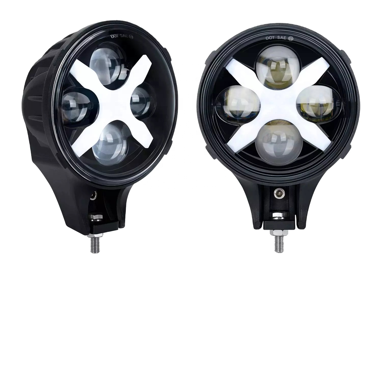 Factory directly  Led Auxiliary Light 6000k  6inch 60w  hight low beam  X''DRL  Led Work Light