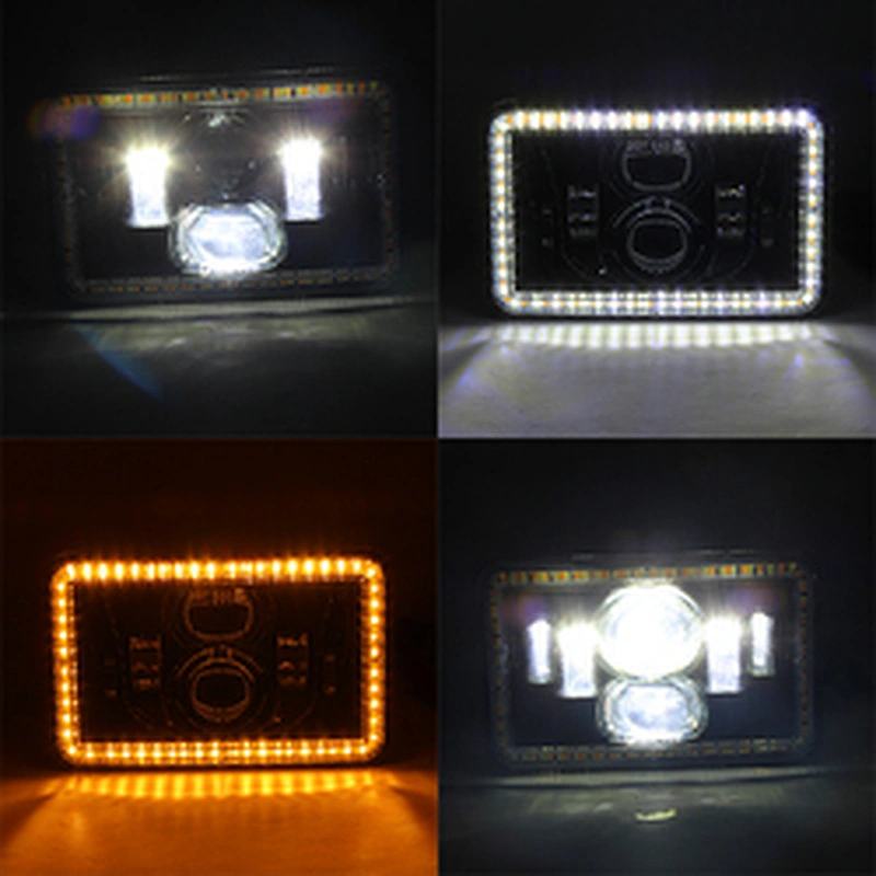 Factory Supply Motorcycle Lighting System 7 Inch  Angel Eyes Car Headlights Auto Part  Led Neblinero  For Jeep