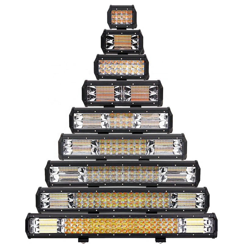 barra led 5 funciones  4inch 5inch 7inch 22Inch 32inch 42inch Barra Led Ambar Blanco Estrobo  led bar