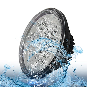 New With White Hi&low Beam  Led Car Accessories Round  Led Headlight For Wrangler Work Led Light