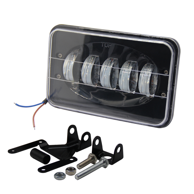 Hot Sale 50w Super Bright 5 Inch Rectangle 24V Truck Off Road Atv  Led Chip  Led Driving Work Light