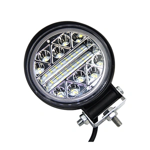 Work Light Lighting System The New Direct Sale White Amber  Round Led Work Light  For Off-road Truck Led Headlight