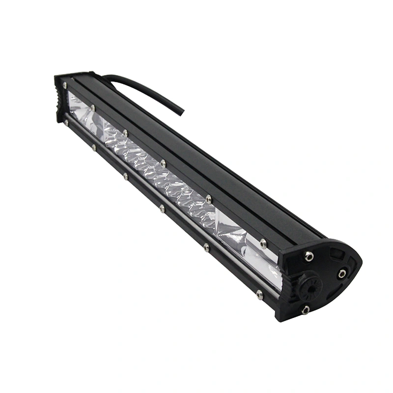 40W 60W 120W 150W 300W White Amaber single row slim curved led light bar spot flood combo car roof/bumper/front grille led bar