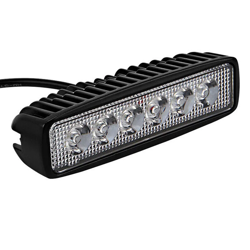 Hot sell 6 Inch 18W Driving Beam Led Light Bar for Offroad ATV UTV Truck