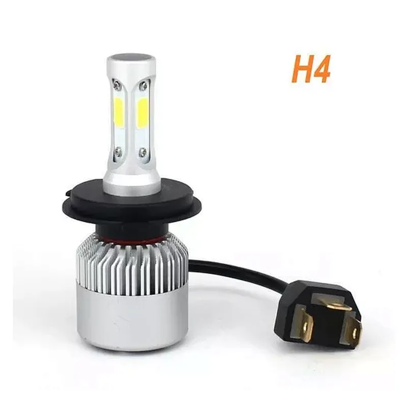 Led Heading Light S2 H4 Cob 36w Led Bulbs 8000lm White Color H1 H3 H7  H11 9005 9006 For Car Headlight Lamp Kit Car Light Lamp
