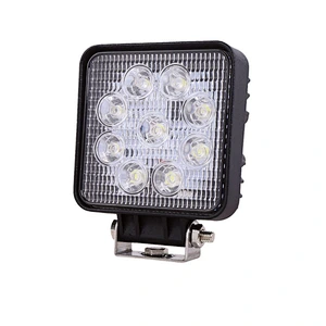 Shape Led Work Light Bar 27W Waterproof Driving Pods Spot Beam Work Lamp for Off-Road Suv Boat 4X4 Jeep JK 4Wd Truck 12V-24V