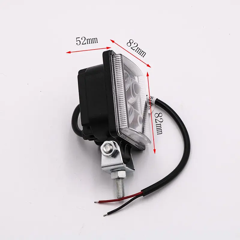 12W 9-30V IP67 LED Light Auto Lamp Fog Light Work Light Bar Off Road ATV Tractor Train Bus Boat Spotlight
