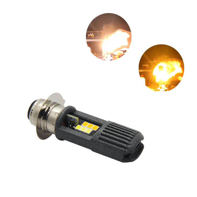 Factory Price 12V-30V 6000K Moto Bulbs For MotorBike Scooter ATV COB HeadLamp LED Motorcycle Headlight H6 LED BA20D LED H4