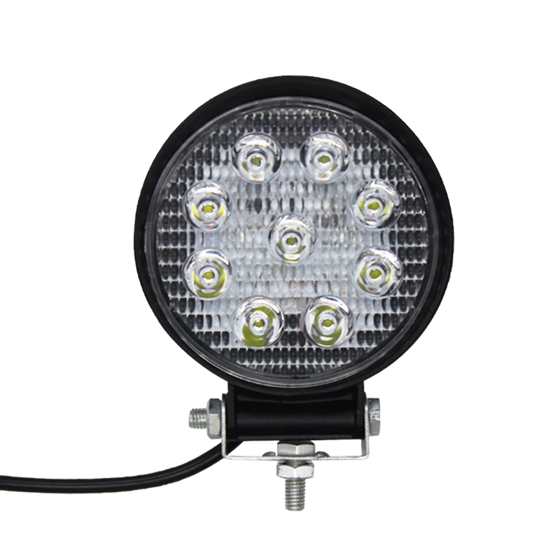 Factory Price 27w Square Car Led Working Lamp Forklift Tractor Offroad Work Light Cob Camp Led