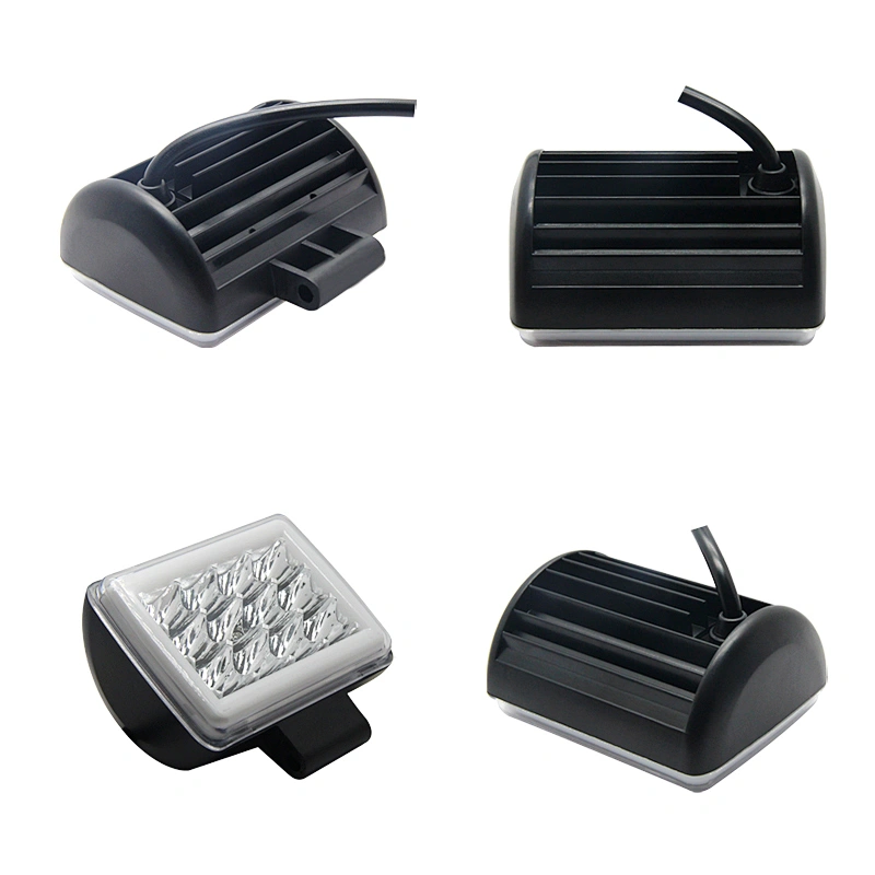 Factory Direct Sales Square 4*4 Offroad Work Light With Angle Eyes 5' 7'  Inch Cube Light Ip67 Offroad New Led Work Light