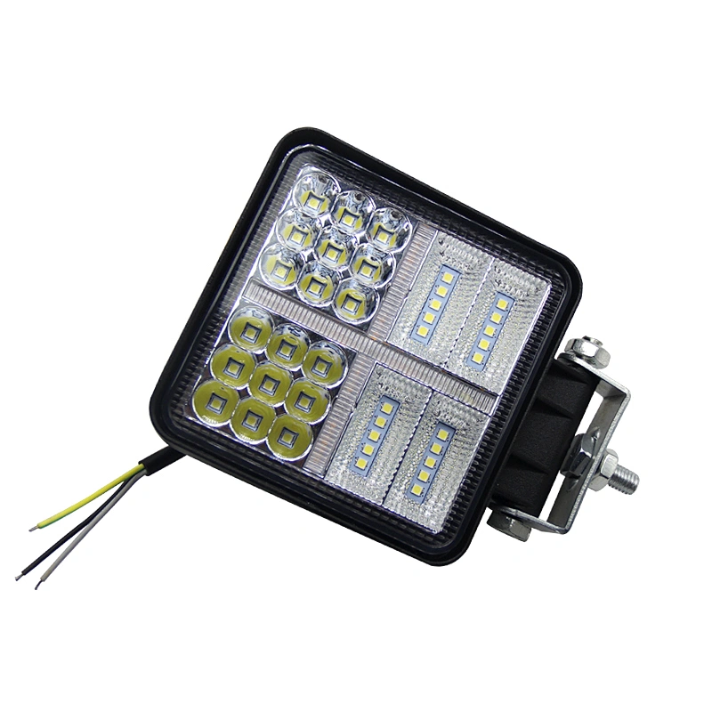 Factory Outlet LED Vehiculo Neblineros Led Para 4x4 Led Bicolor Blanco Amarillo Neblinero Luz Auto Led Work Lights